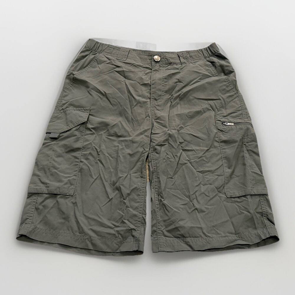 Columbia Mens Gray Cargo Lightweight Outdoor Hiking Shorts Size 30 AM4084